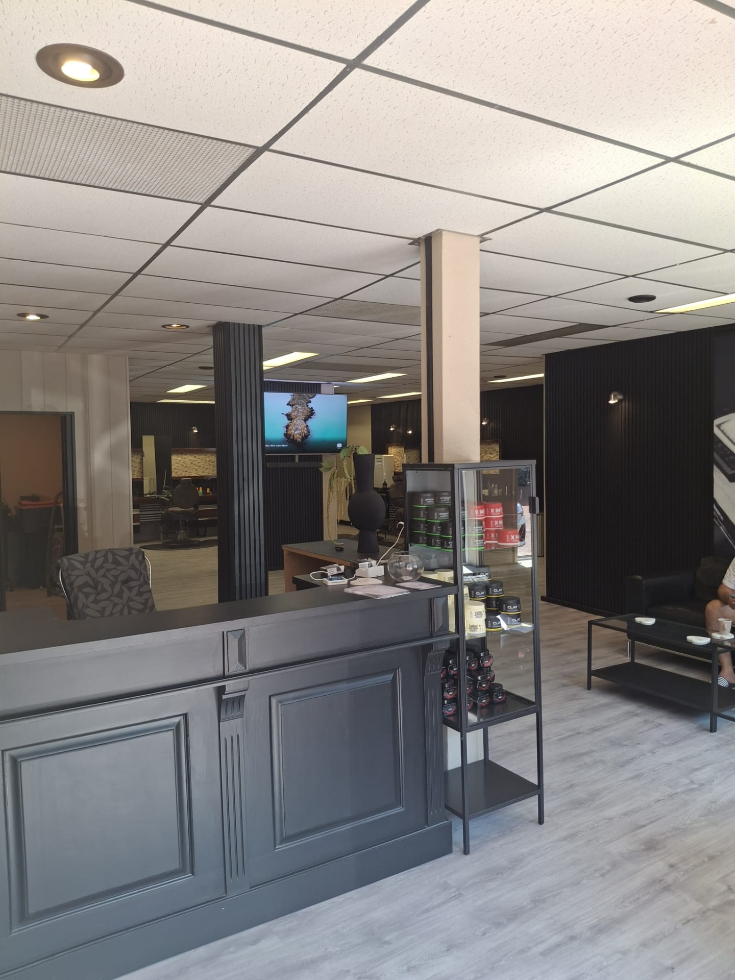 Balie en producten bij Barbershop Rowan
